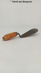 Sendok Cetok Semen Batu Gagang Kayu