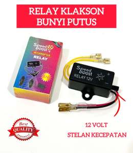 Relay Klakson SPEEDBOOST89 Modul Interupter Bunyi Putus 12 Volt Motor Mobil Bisa Setel Stel