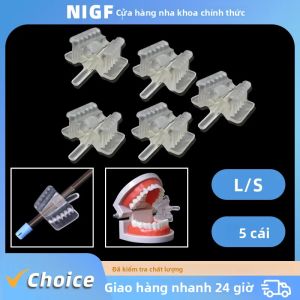 5 Chiếc Dụng Cụ Mở Miệng Bằng Silicon Nha Khoa Trong Suốt Có Miếng Đệm Cắn Và Đầu Hút Nước Bọt Dùng Trong Chăm Sóc Răng Miệng Và Nha Khoa