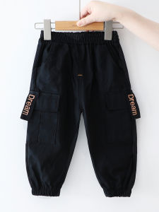 Cute Baby Boy Pants Spring Autumn Casual Wear Outerwear Childrens Long Trousers Fashionable Kids Leisure Pants Cotton Fabric