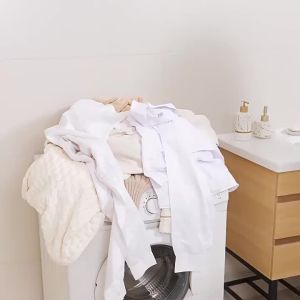 Nylon Mesh Laundry Basket with Handle Breathable Folding Portable Dirty Clothes Organizer Bags Large Capacity Toys Storage Bag