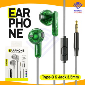 [COD] NANVAN NVN-HF20 HEADSET EARPHONE SUPER BASS JACK 3.5MM / USB-C TRANSPARAN PREMIUM