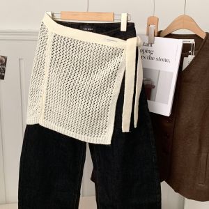 XUANXUAN | Knitted One-piece Skirt for Autumn Winter 2025 New Stylish