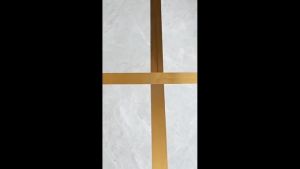 50M Floor Tile Gap Tape Wall Tile Strip Seam Sticker Gold/Silver Colors Waterproof Mildewproof Wall Tape