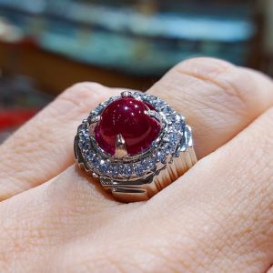 CINCIN BATU MUSTIKA LIPAN MERAH DELIMA 9 MONS