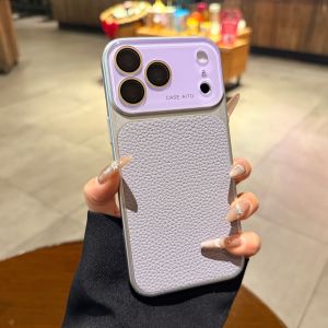 AO.HU | Pink Textured Leather Full Body Protection Case with Lens Cover