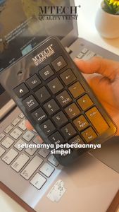 M-TECH ORIGINAL Keyboard Wireless Keypad Angka Numerik Kasir Wireless