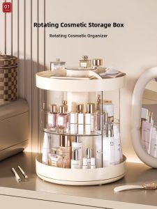 Rotating Premium Desk Cosmetics Storage Organizer
