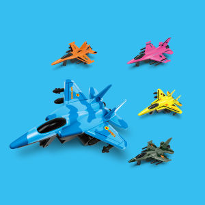 Mini Inertia Fighter Plane Model Toy Gift for Children Birthday Simulation Bomber Jet Fighter F16 Killers Kids Plaything