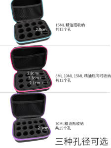 กล่องเก็บน้ํามันหอมระเหยแบบพกพา 12pcs 15ml ชุดเดินทางสําหรับ Young Living DoTERRA dōTERRA น้ํามันหอมระเหยกล่องเก็บน้ํามัน