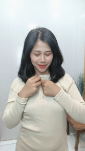 Arisha Casual Long Dress Wanita Knit/ ZolLaris