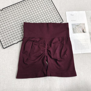 กางเกงโยคะสั้นเอวสูงสำหรับผู้หญิง กางเกงออกกำลังกาย ระบายอากาศได้ดี แห้งเร็ว ป้องกันการขัดเกลา กางเกงขาสั้นสำหรับออกกำลังกาย