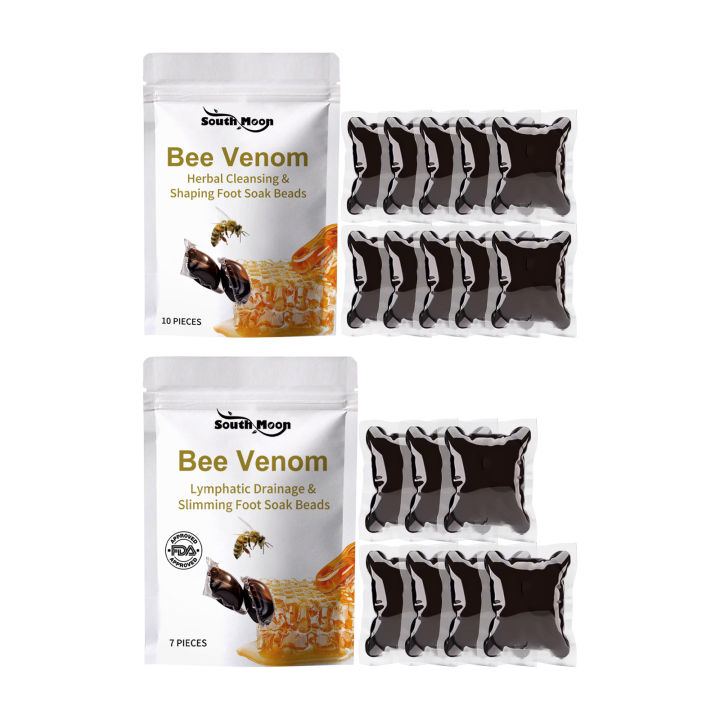 South Moon Bee Venom Lymphatic Drainage & Slimming Foot Soak Beads ...