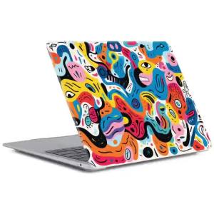 Abstract Expression Graffiti Laptop Case for MacBook Air 15 M4 Cover 2025 A3241 15.3 Funda for Pro M1 M2 M3 13 14 16 Print Case