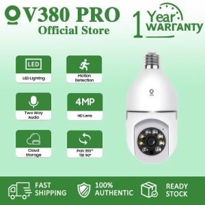 V380 PRO CCTV Kamera 1080P HD Nirkabel Wi-Fi PTZ IP Kamera Keamanan Cerdas Penglihatan Malam
