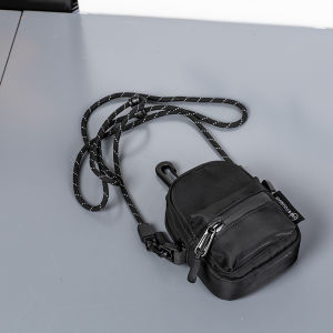 Trendy Ins Mini Schoolbag Backpack Pendant Creative Car Key Key Card Holder Earphone Small Change Storage