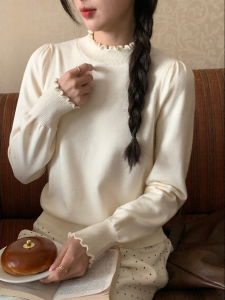 imimtuan | Áo Sweater Ruffle Sang Trọng Và Thời Trang