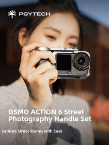 PGYTECH | Ultralight Cage Handle Grip for DJI Action 6 Suitable Street Shooting Accessories