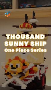 SMY Toystown Kapal One Piece Thousand Sunny Mainan Bangunan Nano Block Bricks Mainan Edukasi Balok Susun Mainan Anak Mainan Tumpuk Balok Karakter Kartun Animasi 3D