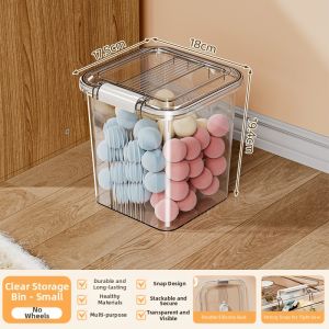 MEIZHUFU | Transparent Stuffed Toy Storage Stool