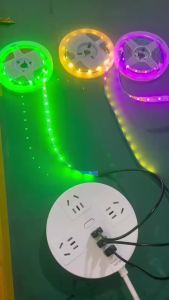 DC5V USB SMD2835 Motion Sensor LED Strip Dimming Flexible Tape with Adhesive Back for TV Backlight Staircase Home Decor Lighting