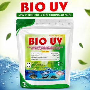 BIO UV 1kg Men Vi Sinh Xử Lý Nước Ao Nuôi Tôm Cá Phân Hủy Mùn Bã Hữu Cơ Giảm NH3 H2S
