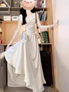 GEBOFU | Korean Style Pure and Sweet Satin Outfit Set