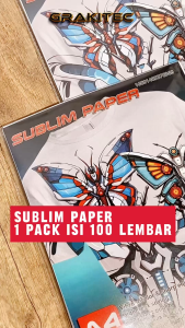 Kertas Sablon Sublim Transfer Paper A4 110 Gsm - GRAKITEC Colourlife Sublim Paper A4 isi 100 Lembarr