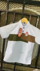 Kemeja Koko Anak Laki-laki usia 1-12 tahun Kemko Anak Cowok Motif Garis Keren
