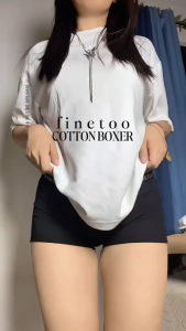 FINETOO 3Pcs/Set Women Pure Cotton Boxer Panty soft and comfortable Boxer Briefs Solid Color Boy Short