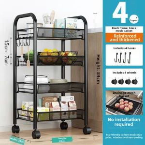 TIJU | Multifunctional Kitchen Storage Rack Multilayer