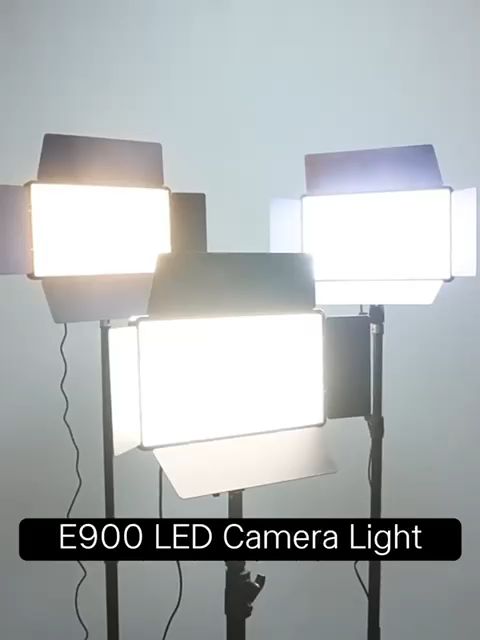 E900 LED Camera Light Portable Battery Light 55W Flat Panel Lamp