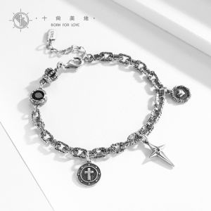SHISHANGMEIDI | Vintage Heart S925 Silver Bracelet