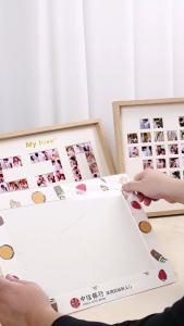 Photo Frame For Tabletop Display 6-7 Inches No-Acid Thick Cardboard