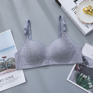 YUQI เสื้อชั้นในฤดูร้อนไร้สาย |   Bralette ผ้าฝ้ายไร้ตะเข็บ |   ลิฟท์ดันทรงวัยรุ่น |   Petite Bras Wire-Free Soft Pure Cotton Bra เสื้อชั้นในวัยรุ่น