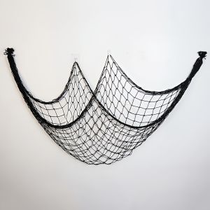 80x40 Inch Fishing Net Decor Thick Natural Material Nautical Mesh Wall Table Ceiling Decoration for Halloween Christmas Party