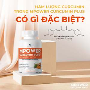 Viên nghệ MISKAFA MPOWER CURCUMIN PLUS chống oxy hoá chống viêm đau dạ d.ày đại tr.àng Thực Phẩm Chức Năng Miskafa Cách Sử Dụng Viên Nghệ 2 Viên/Ngày - Lazada