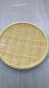 Mẹt Tre Nhựa Giả Mây Tròn Nhiều Size - Mẹt Nhựa Đựng Bún Đậu Mắm Tôm