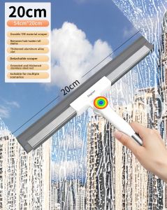 Joybos | Dual-purpose Floor Sweeping and Water Scraper Hair Removal Bathroom Utility Dual-use Floor Squeegee