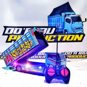 Mobil Mainan Remote Kontrol Miniatur Truk Oling Terbaru dengan Fitur Lampu LED dan Antena