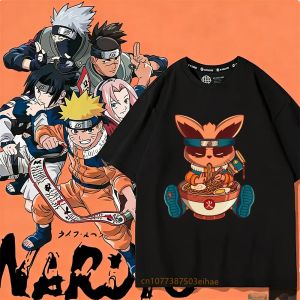 Bandai | 2026 Edition "Naruto" Childrens T-Shirt Cartoon Character Design Pattern 100% Cotton Short-Sleeved Round-Neck Adult T-Shirt