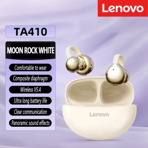 Lenovo | Lenovo TA410 TWS Wireless Gaming Earphones Panoramic Spatial Sound Effects Long Battry Life HD Voice Bluetooth Earclip Earphones