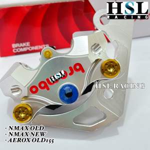 PAKET KALIPER 2 PISTON + BREKET DEPAN NMAX OLD NMAX NEW AEROX OLD + BREKET
