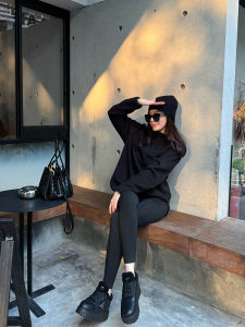 High Waist Slim Fit Casual Pants Elasticity Cashmere Wool Solid Color Winter High Quality Womens Fashion Trousers