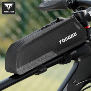 TOSUOD Bicycle Top Tube Bag Waterproof Portable Bag Front Frame Bag for MTB and Road Bike Riding Accessories