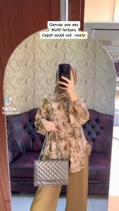 Atasan Wanita Kameja & Blouse Kekinian Lengan Panjang