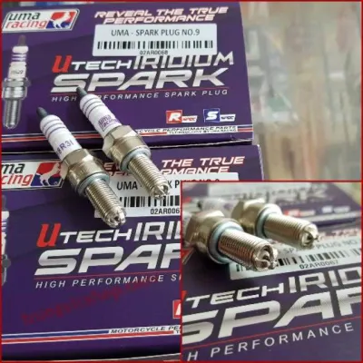 Bugi 3 Chấu Uma Racing Bạch Kim Chính Hãng Lắp Xe Zin Xe Độ