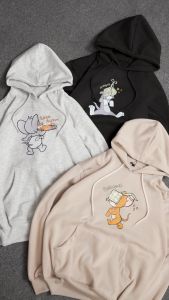 Thesilversky Tuffy Sate Ayam Hoodie Pullover | Resmi Raya Lebaran Tom Jerry