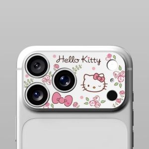 Sanrio | Cute KT Acrylic Lens Film Tempered Glass Camera Lens Protectors for IPhone 17 Pro Max 17 Pro Waterproof Lens Protective Films