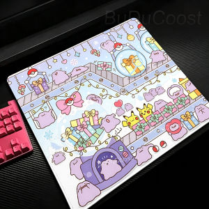 Bandai | Small Mousepad Cute Ditto Rubber Mouse Pad Esports Gamer PC Keyboard Playpad Desktop Decoration Rug Pokemon Mat Desk accessories